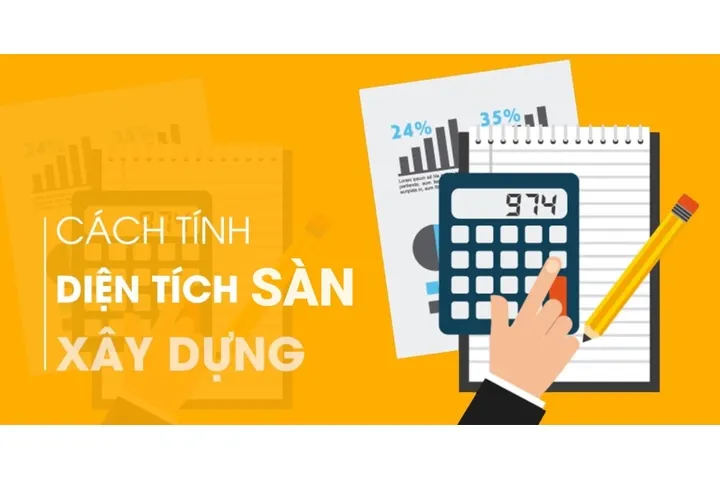 Cách tính diện tích sàn xây dựng theo quy định chuẩn cho nhà ở biệt thự