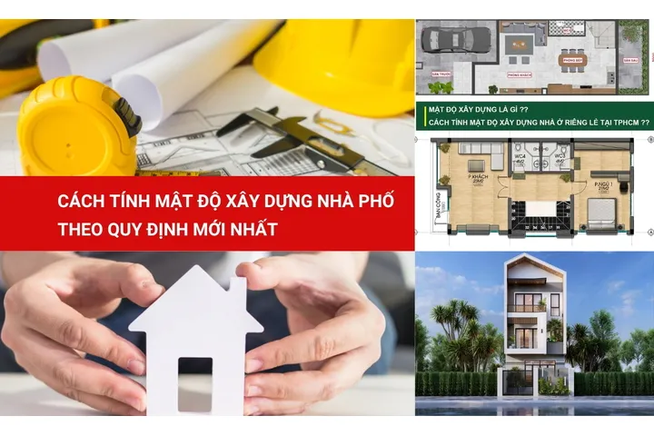 Cách tính mật độ xây dựng nhà phố theo quy định mới nhất