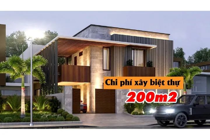 Chi Phí Xây Dựng Biệt Thự 200m2 Tiết Kiệm, Phù Hợp Đa Dạng