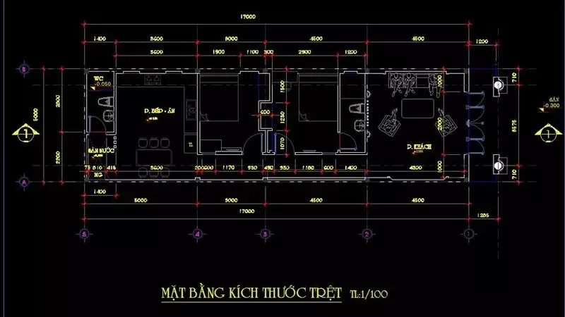 Chi tiết bản vẽ kết cấu nhà 3 tầng full (kết cấu và kiến trúc)