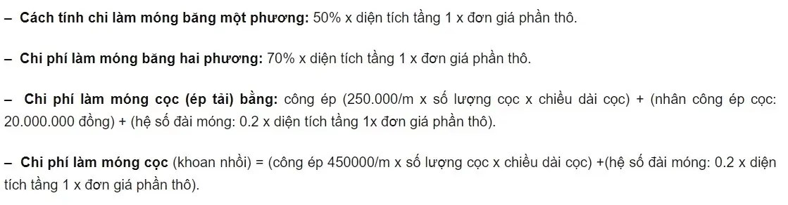 Chia sẻ cách làm móng nhà tiết kiệm nhất đảm bảo kỹ thuật