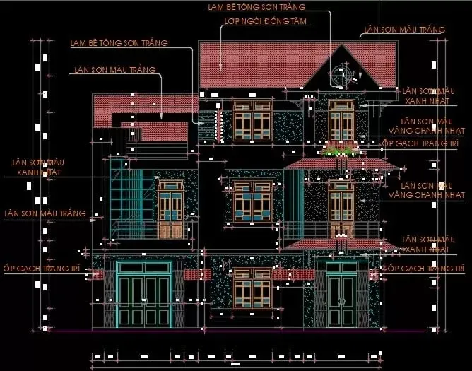 Chia sẻ file cad biệt thự hiện đại chi tiết cho từng loại hình nhà