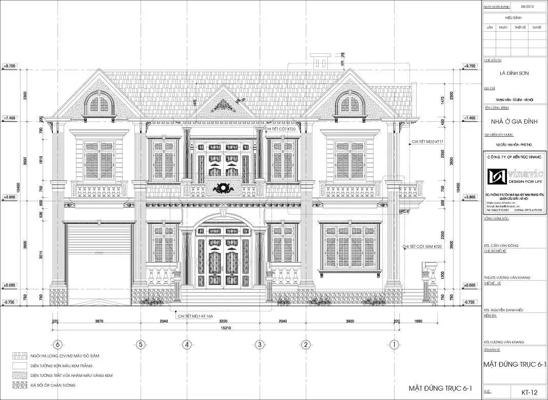 Chia sẻ toàn bộ bản vẽ nhà 2 tầng (mặt cắt, kết cấu, cad 2D, 3D)