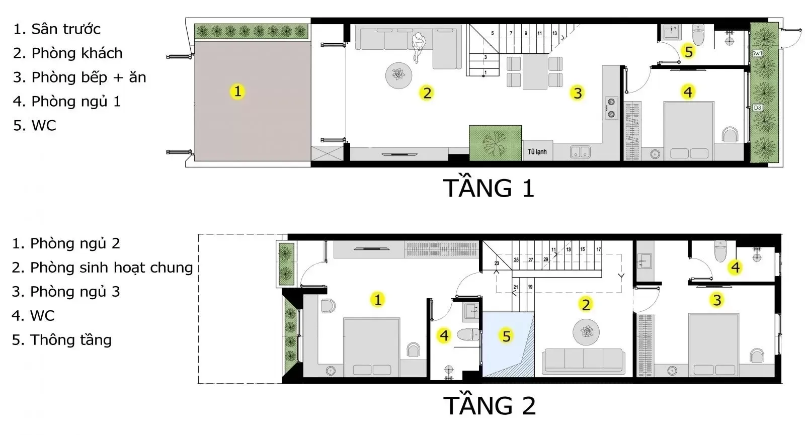 (Chia sẻ) Top 20 mặt bằng biệt thự 2 tầng free đầy đủ công năng