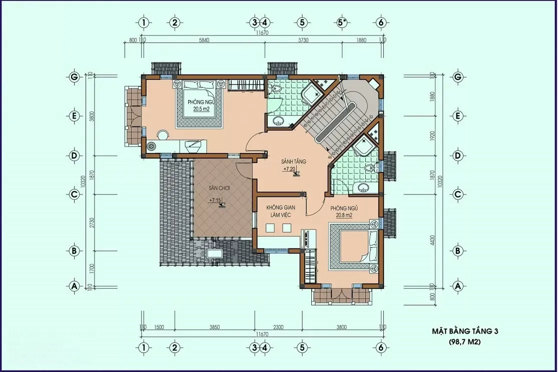 Chiêm ngưỡng 35+ mẫu thiết kế nhà phố 10x10m vuông đẹp nhất