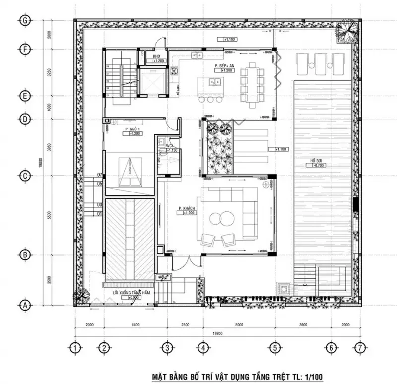 Chiêm ngưỡng 35+ mẫu thiết kế nhà phố 10x10m vuông đẹp nhất