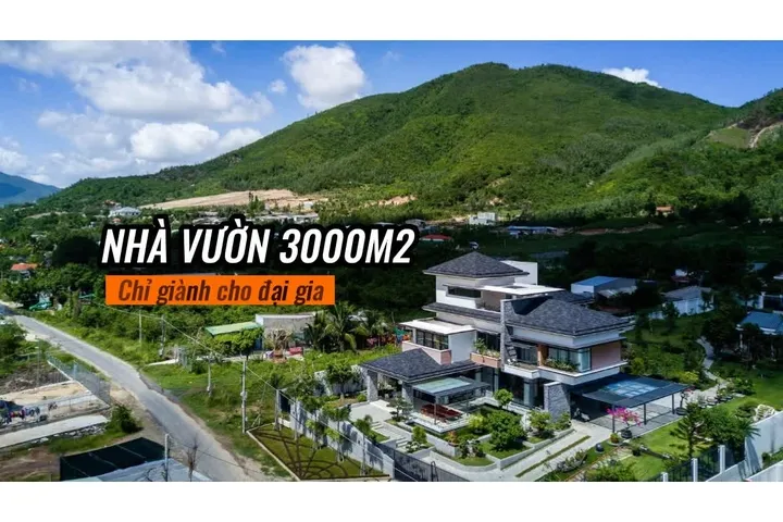 Choáng với 27 mẫu thiết kế nhà vườn 3000m2 chỉ giành cho đại gia