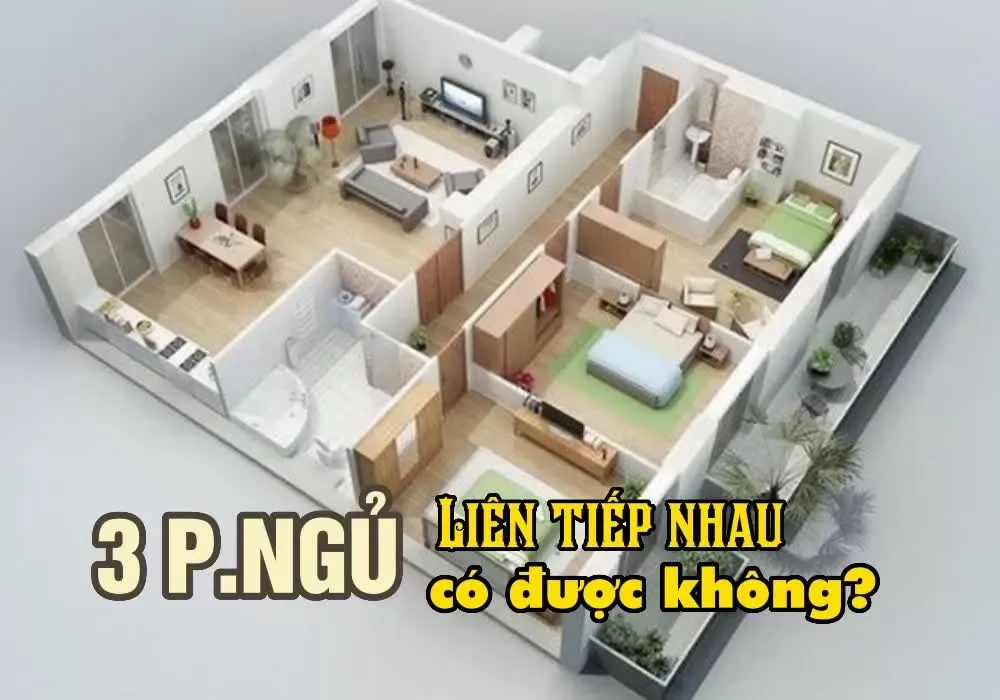 Có nên xây 3 phòng ngủ liên tiếp cho nhà bạn hay không?