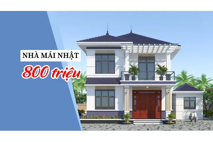 Cực ấn tượng với 35 mẫu nhà mái nhật 800 triệu tiết kiệm chi phí