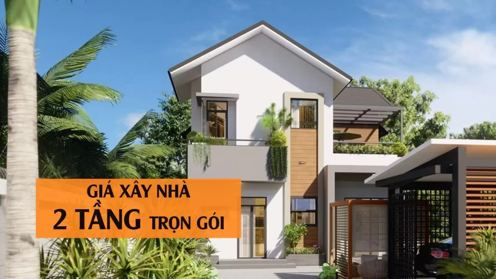 Giá xây nhà 2 tầng trọn gói hết bao nhiêu tiền năm 2024