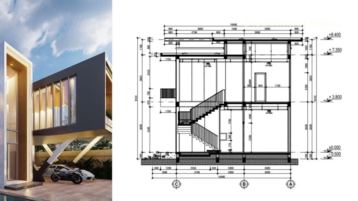 Giá xây thô nhà 2 tầng hết bao nhiêu tiền