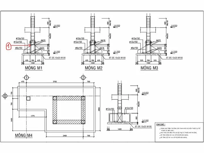 Giằng móng là gì? Cấu tạo, phân loại và công thức tính chuẩn