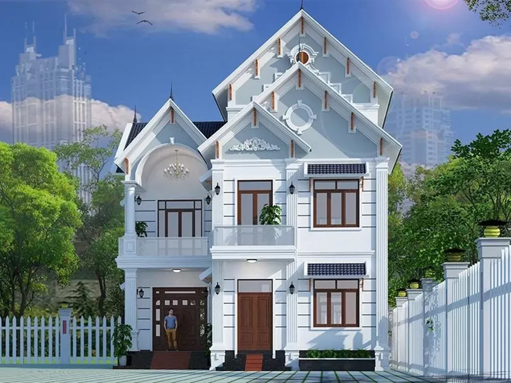 Giới thiệu 35 mẫu nhà 2 tầng mái thái 100m2 vuông vắn đẹp nhất