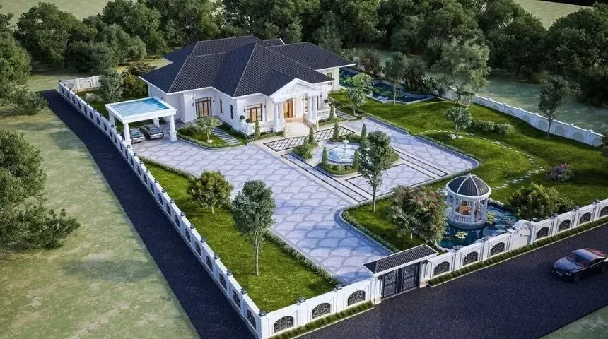 Gợi ý 37 Mẫu thiết kế nhà vườn 160m2 với hệ sinh thái đẹp