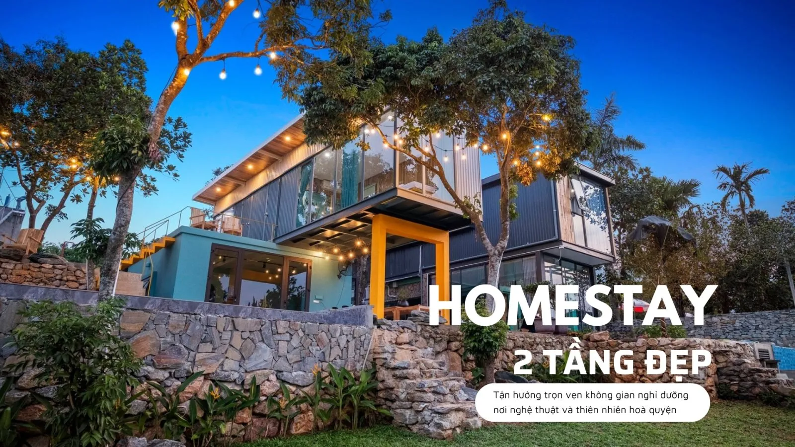 Khám phá 15 mẫu nhà Homestay 2 tầng đẹp ăn khách nhất