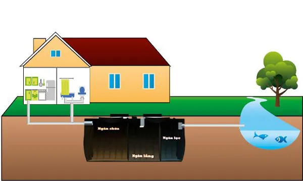 Khi xây nhà bể phốt nên đặt ở đâu hợp phong thủy và tốt cho gia chủ?