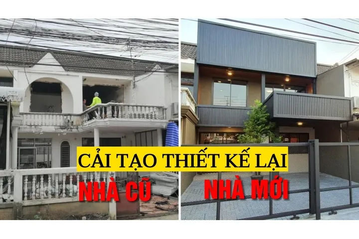 Kinh nghiệm cải tạo thiết kế lại nhà: Thay đổi không gian sống mới