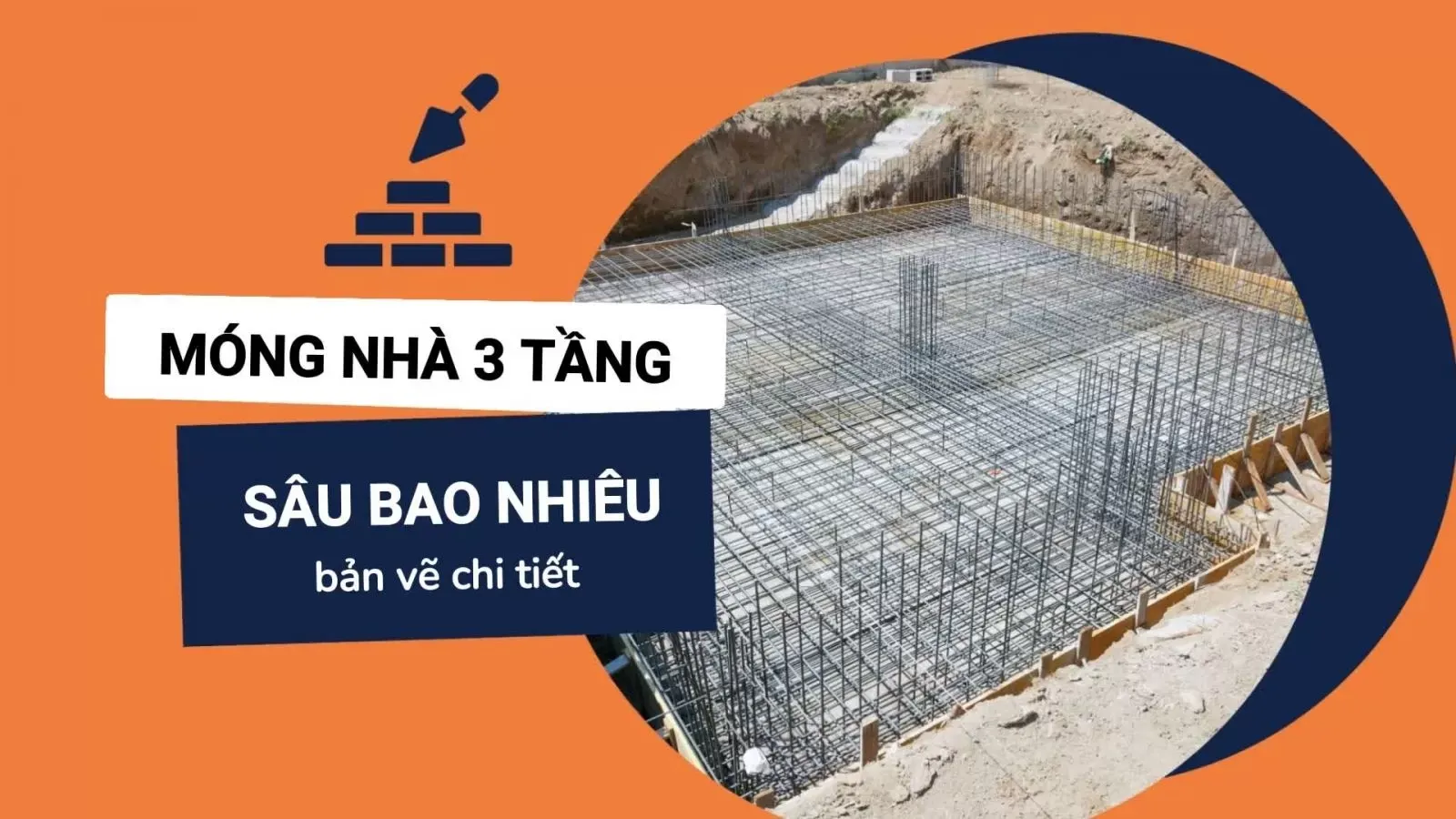 Kinh nghiệm xác định móng nhà 3 tầng sâu bao nhiêu?