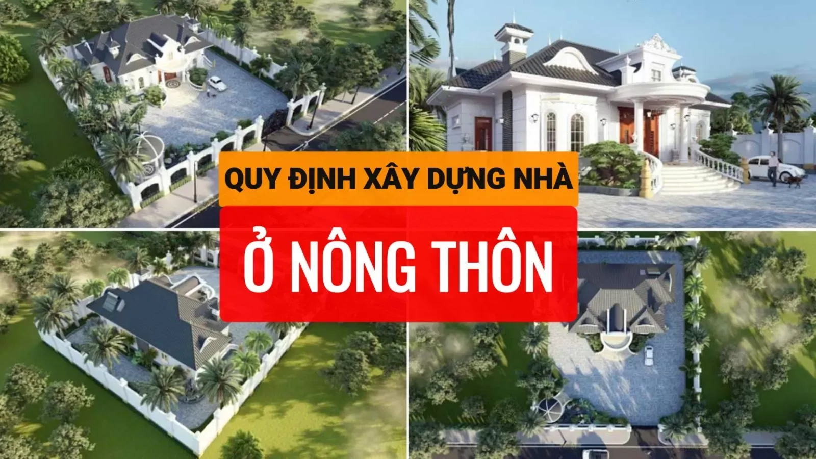 Luật quy định xây dựng nhà ở nông thôn mới nhất