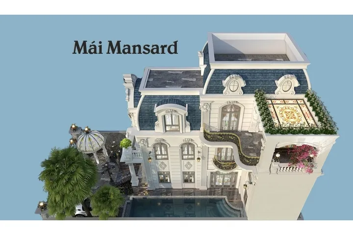 Mái Mansard là gì? cấu tạo đặc điểm và biện pháp thi công