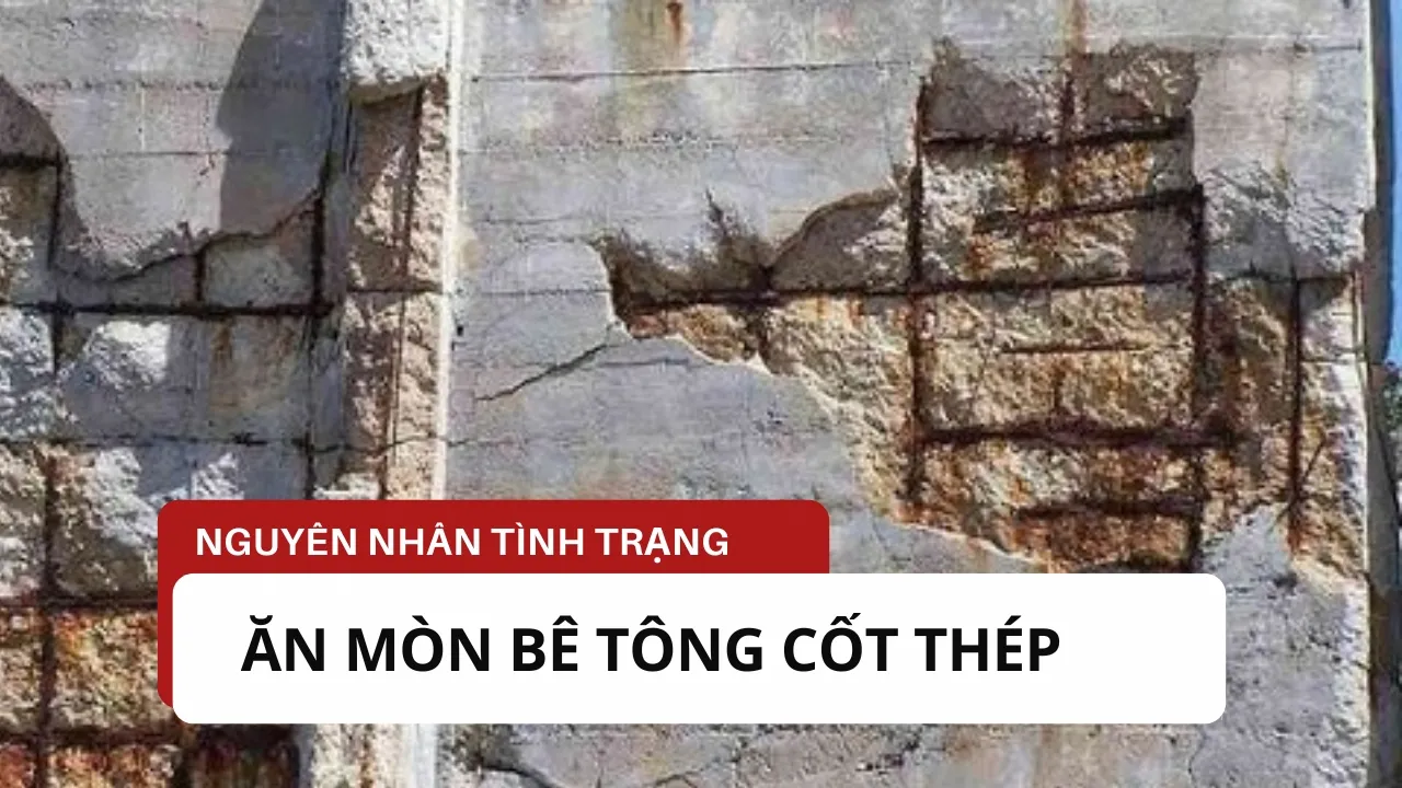 Nguyên nhân và hướng khắc phục tình trạng ăn mòn bê tông cốt thép