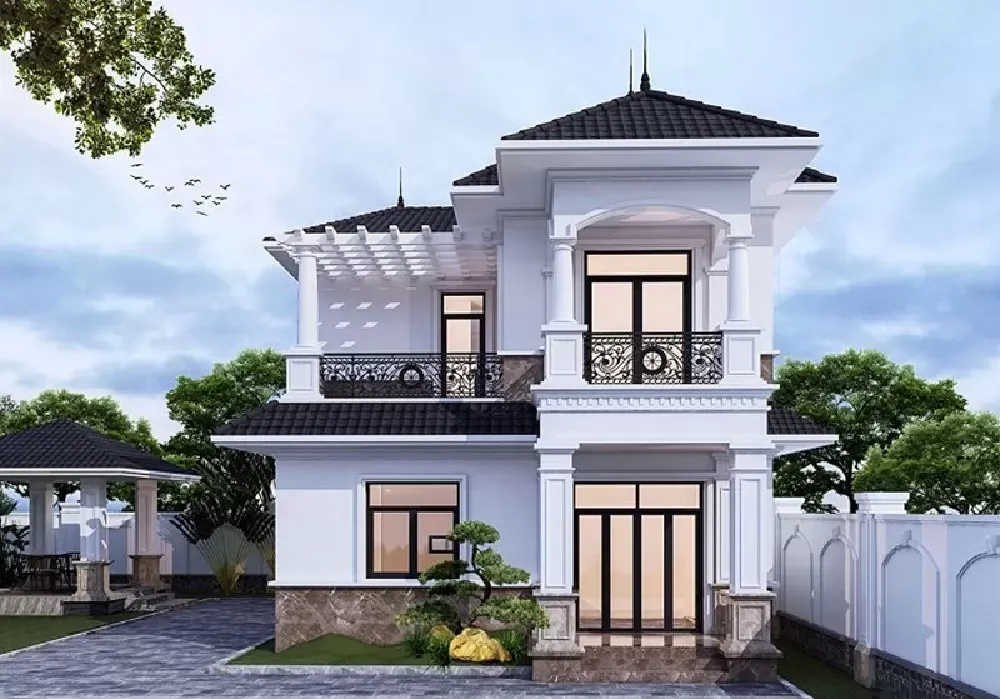 Nhà 2 tầng mái nhật 100m2: Nét Đẹp Tinh Xảo Trong Từng Góc Cạnh