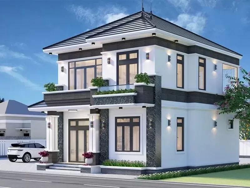 Những mẫu nhà 8x13m đẹp ngất ngây (kèm bản vẽ chi tiết)