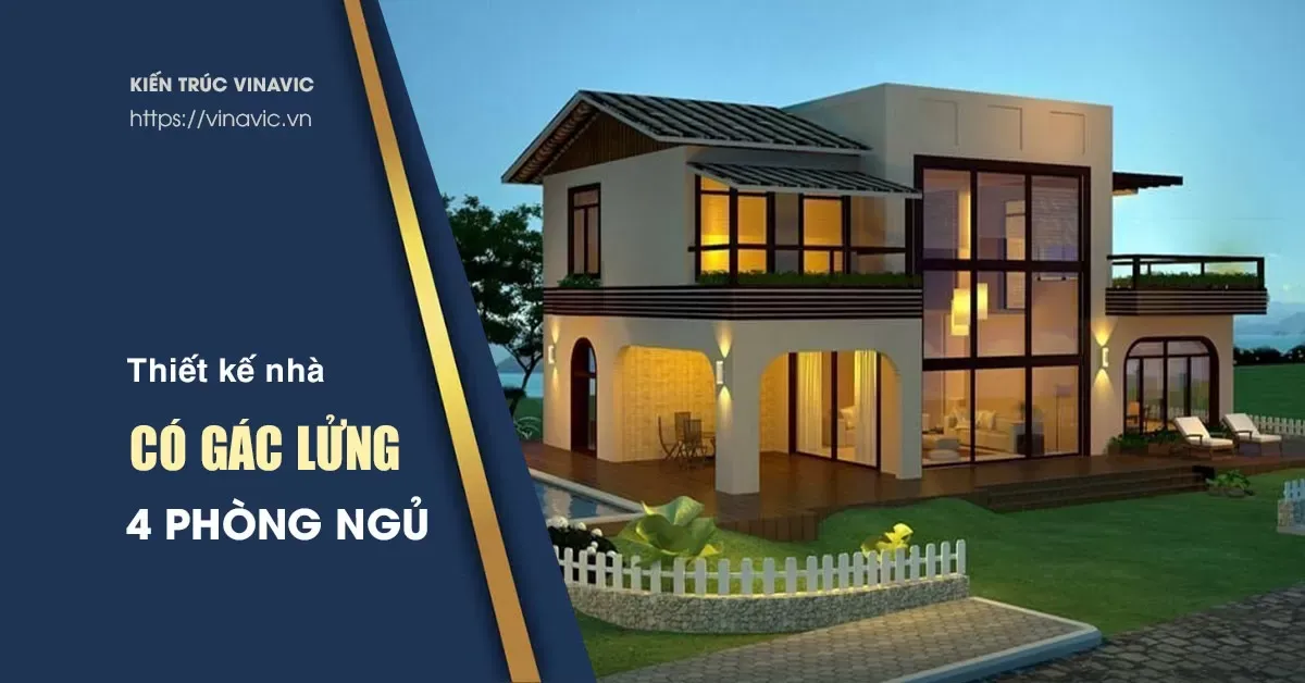 Những mẫu nhà gác lửng hiện đại và những lưu ý khi thiết kế