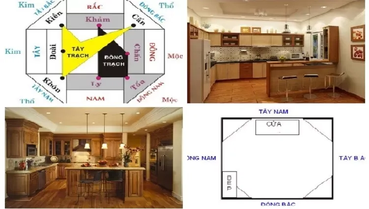 Những nguyên tắc cần lưu ý về vị trí đặt bếp trong nhà theo phong thủy