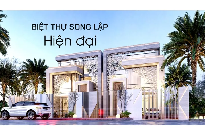 Những xu hướng mới trong thiết kế biệt thự song lập hiện đại