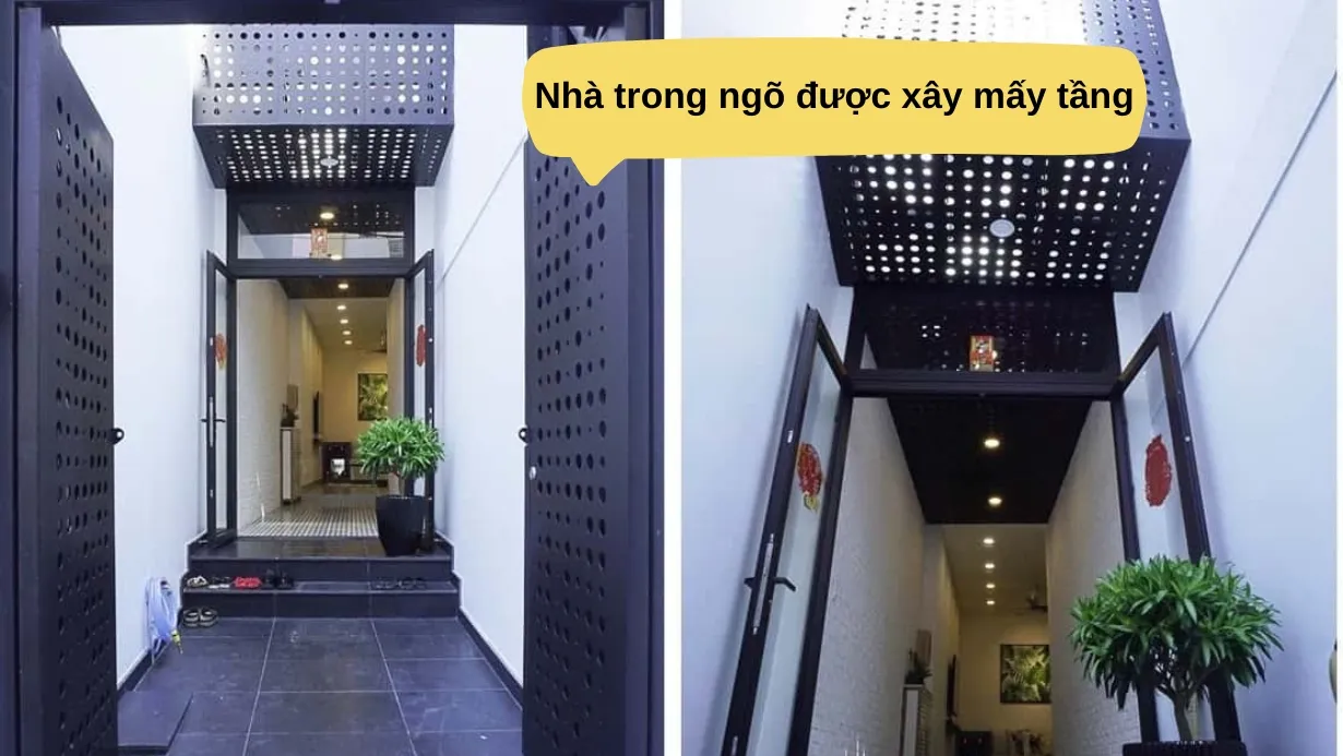 Quy định nhà trong ngõ được xây mấy tầng?