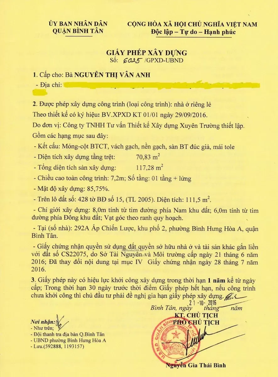 Theo quy định xây nhà 1 tầng có phải xin giấy phép không?