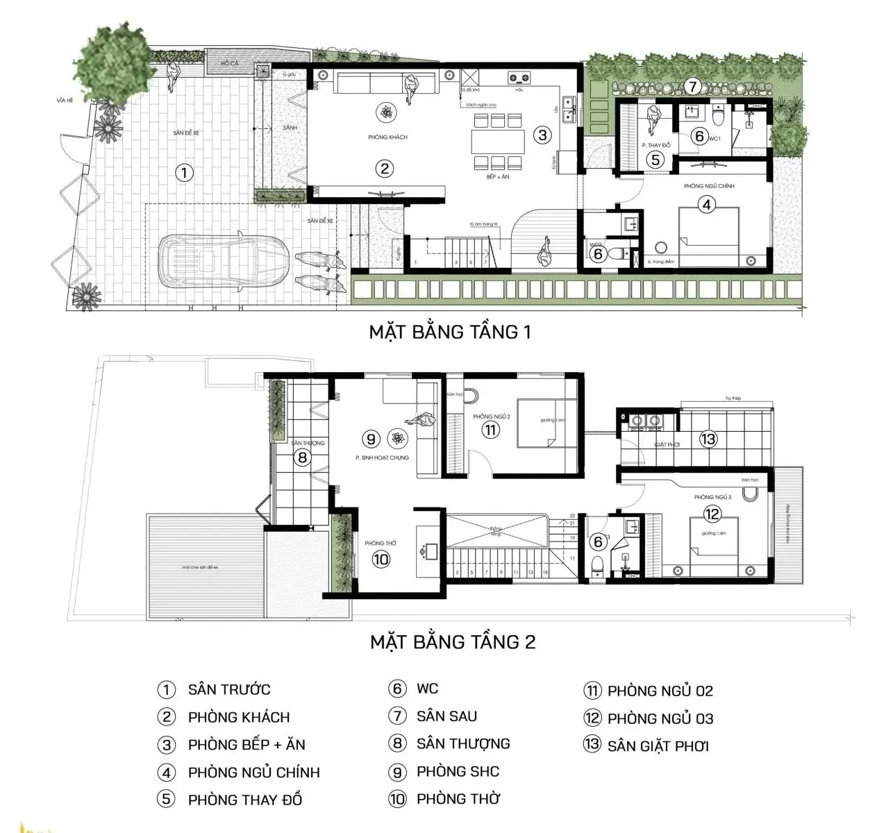 Thiết kế nhà chữ L 2 tầng 80m2: Hướng dẫn chi tiết từ A đến Z