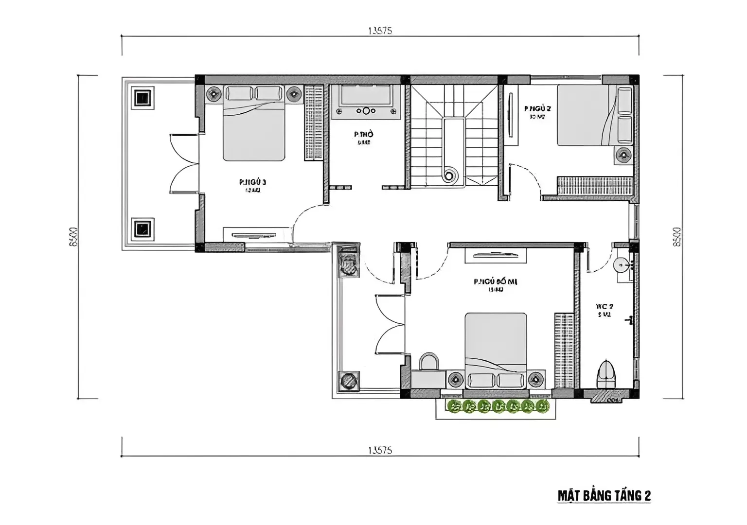 Thiết kế nhà chữ L 2 tầng 80m2: Hướng dẫn chi tiết từ A đến Z