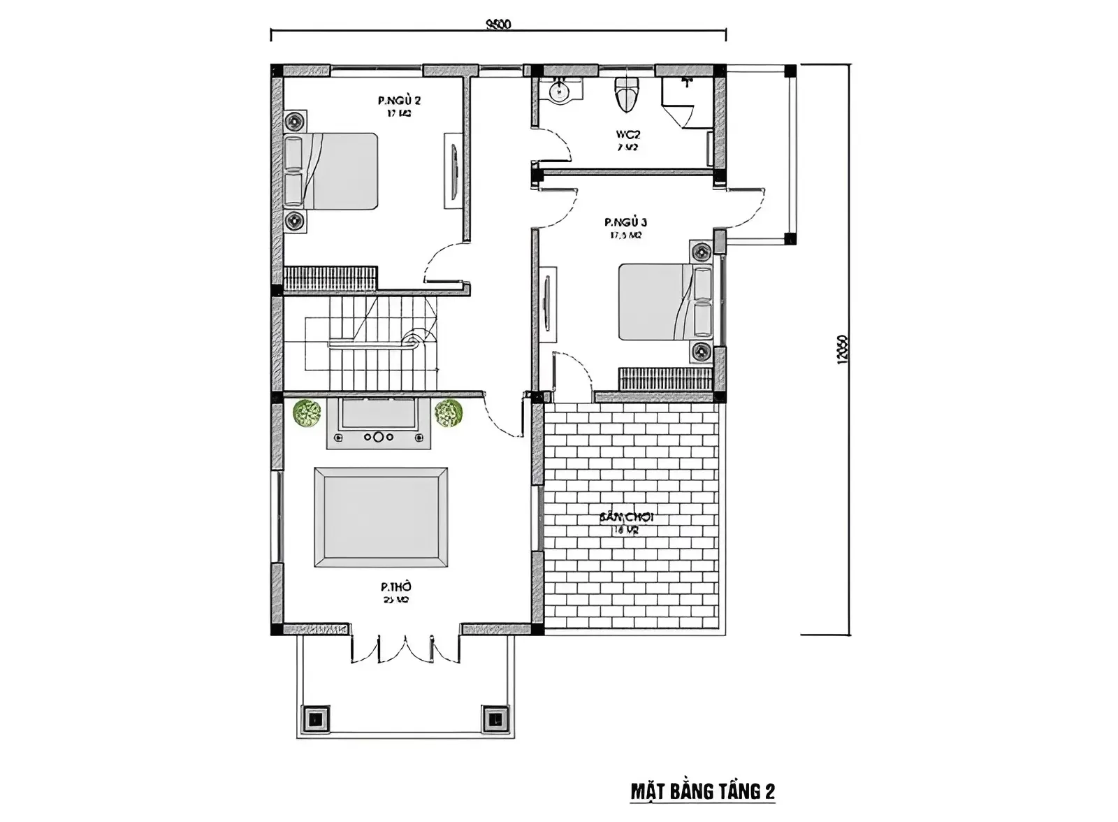 Thiết kế nhà chữ L 2 tầng 80m2: Hướng dẫn chi tiết từ A đến Z