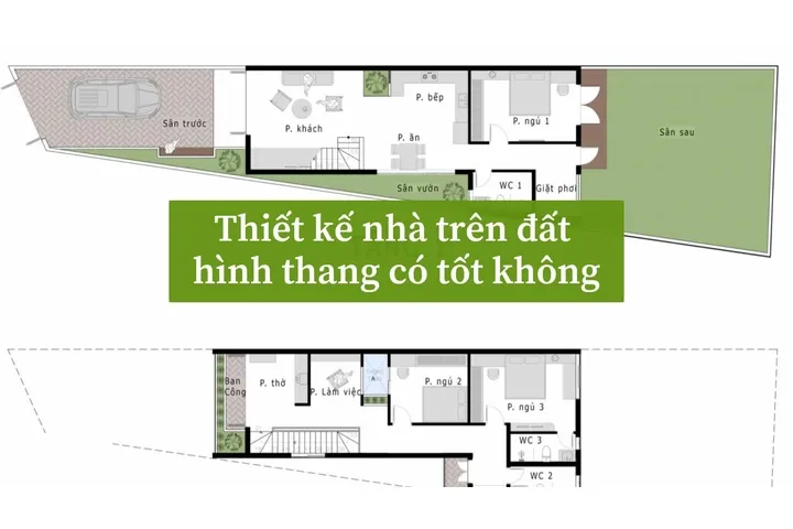 Thiết kế nhà trên đất hình thang nở hậu có tốt không?