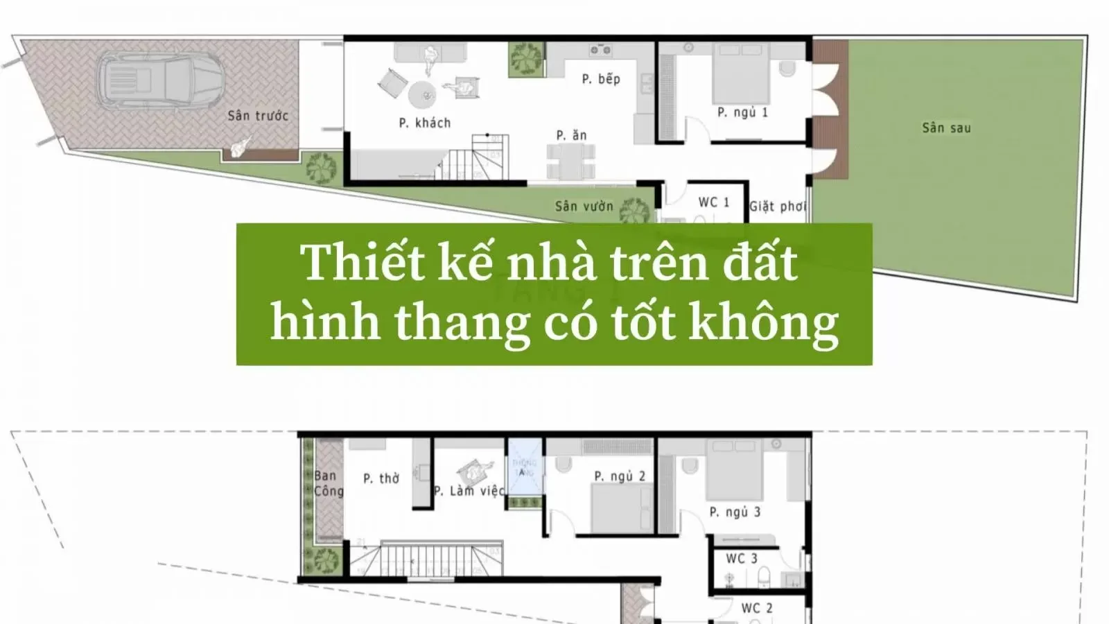 Thiết kế nhà trên đất hình thang nở hậu có tốt không?