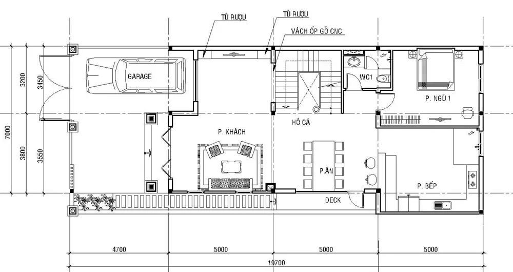 Tìm hiểu mặt bằng kiến trúc nhà phố, biệt thự