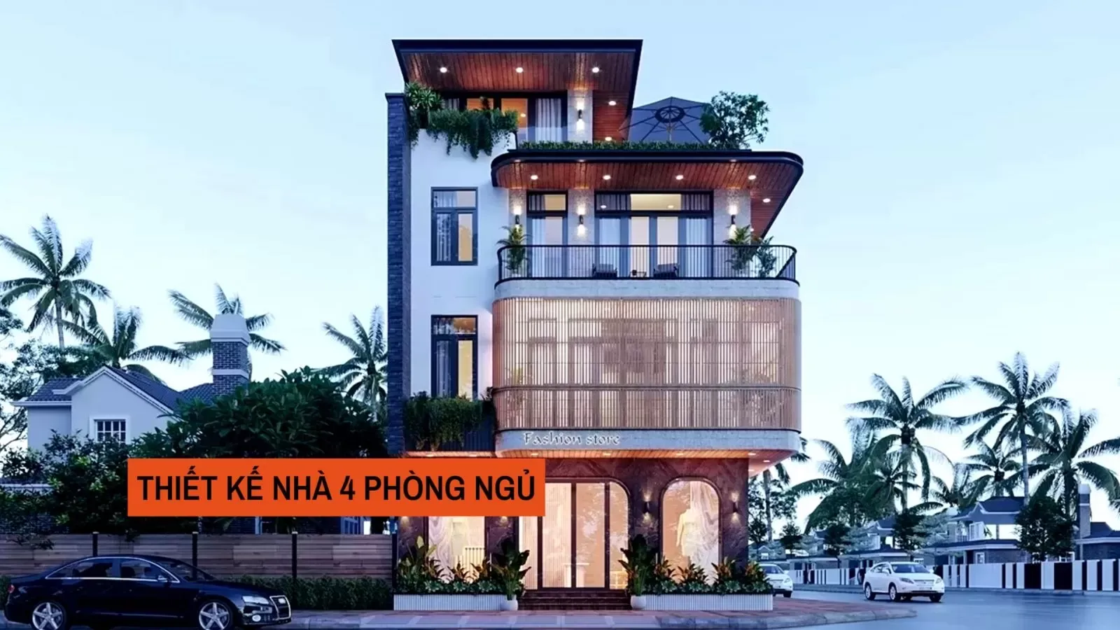 Tổng hợp 55 mẫu thiết kế nhà 4 phòng ngủ đẹp nhất hiện nay