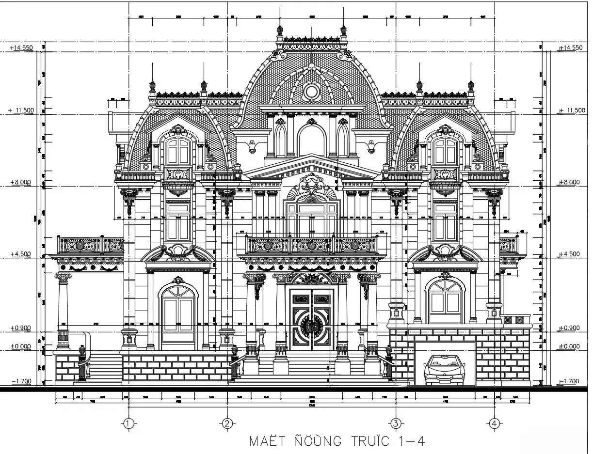 Top 11 Bản vẽ thiết kế villa đẹp thịnh hành nhất 2024 (full 3D, file cad)