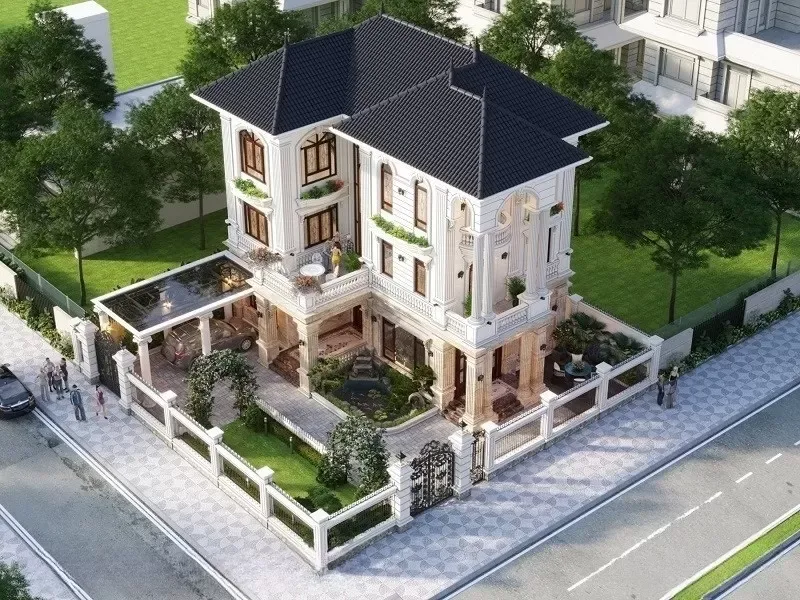 Top 12 mẫu thiết kế nhà 3 tầng 9x10m đẹp, độc đáo