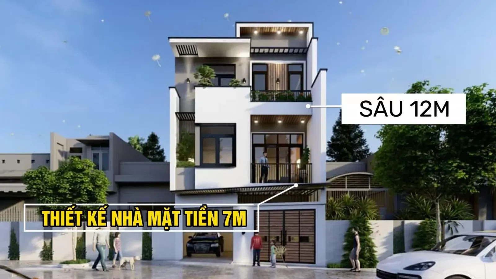 Top 19 mẫu thiết kế nhà mặt tiền 7m sâu 12m vô cùng ấn tượng