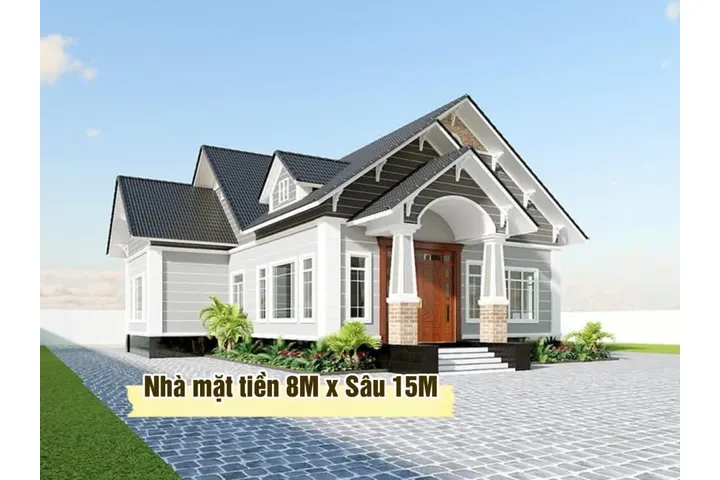 Top 23 mẫu thiết kế nhà mặt tiền 8m sâu 15m đẹp nhất