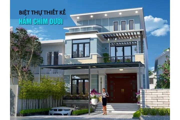 Top 31 mẫu nhà có tầng hầm chìm thiết kế hiện đại nhất