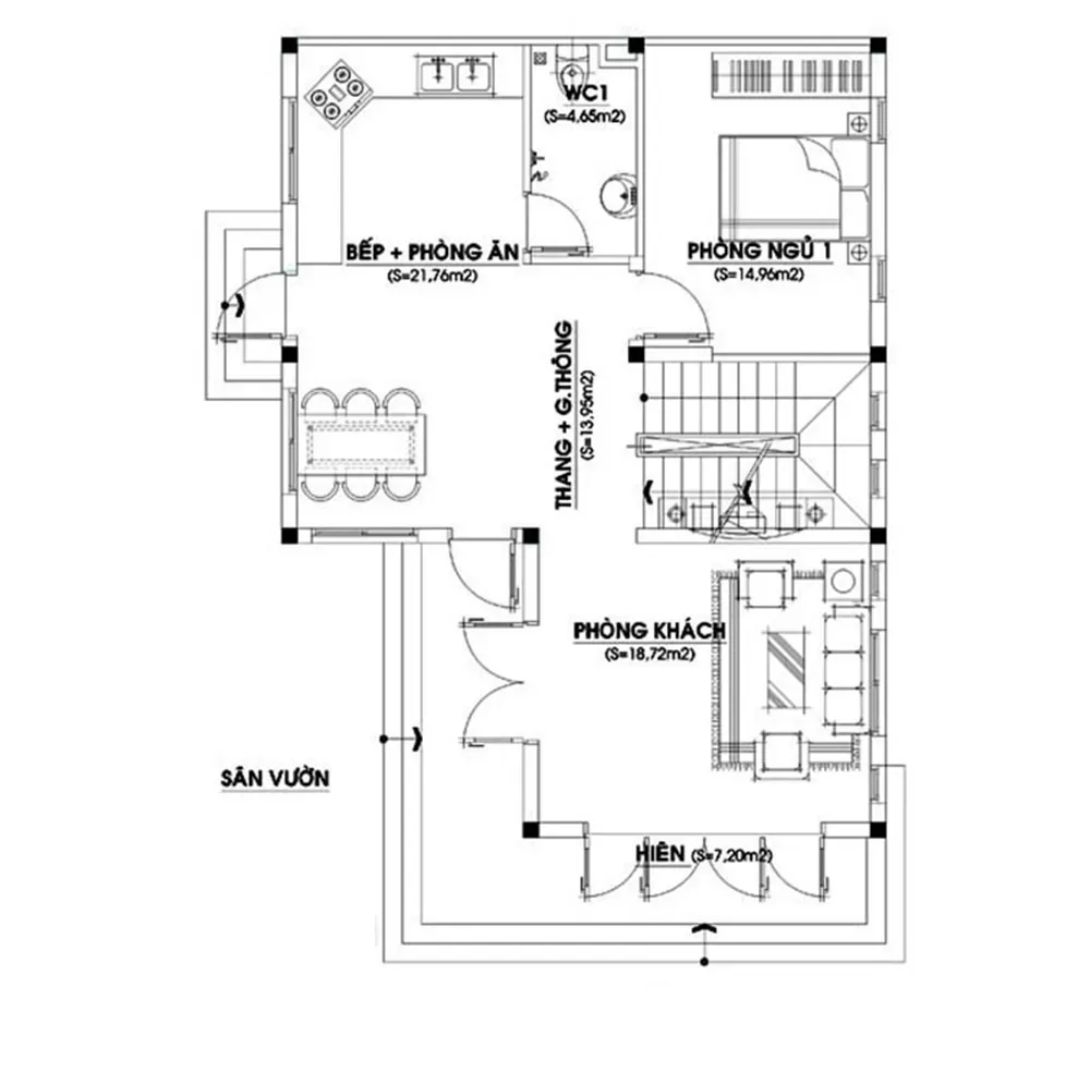 Top 33 mẫu nhà 7x12m 1 tầng đẹp kèm chi tiết bản vẽ thông dụng nhất