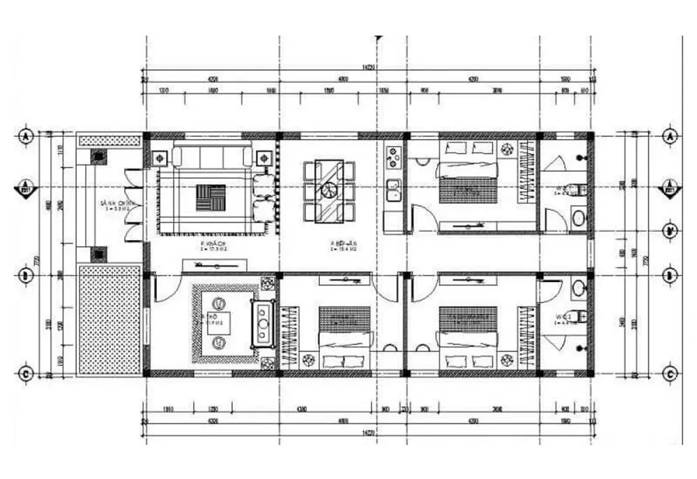 Top 33 mẫu nhà 7x12m 1 tầng đẹp kèm chi tiết bản vẽ thông dụng nhất