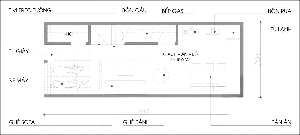 Top 55+ mẫu nhà ống 6mx13m đẹp & bản vẽ chi tiết