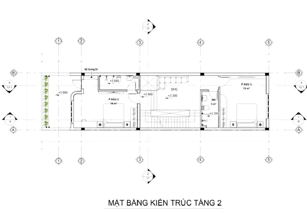 Top 9 bản vẽ nhà 3 tầng với thiết kế tiện nghi hiện đại