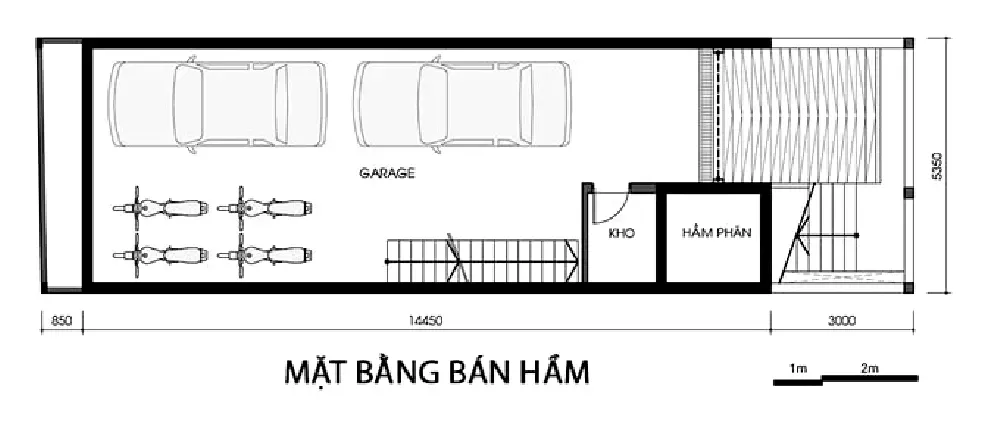 Top 9 bản vẽ nhà 3 tầng với thiết kế tiện nghi hiện đại