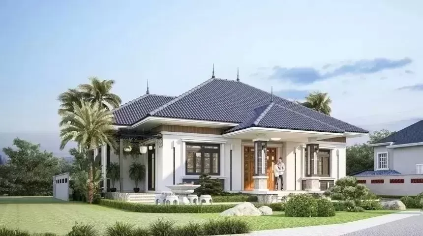 Tư vấn chọn mẫu nhà 1 tầng 4 phòng ngủ 100m2 đẹp nhất